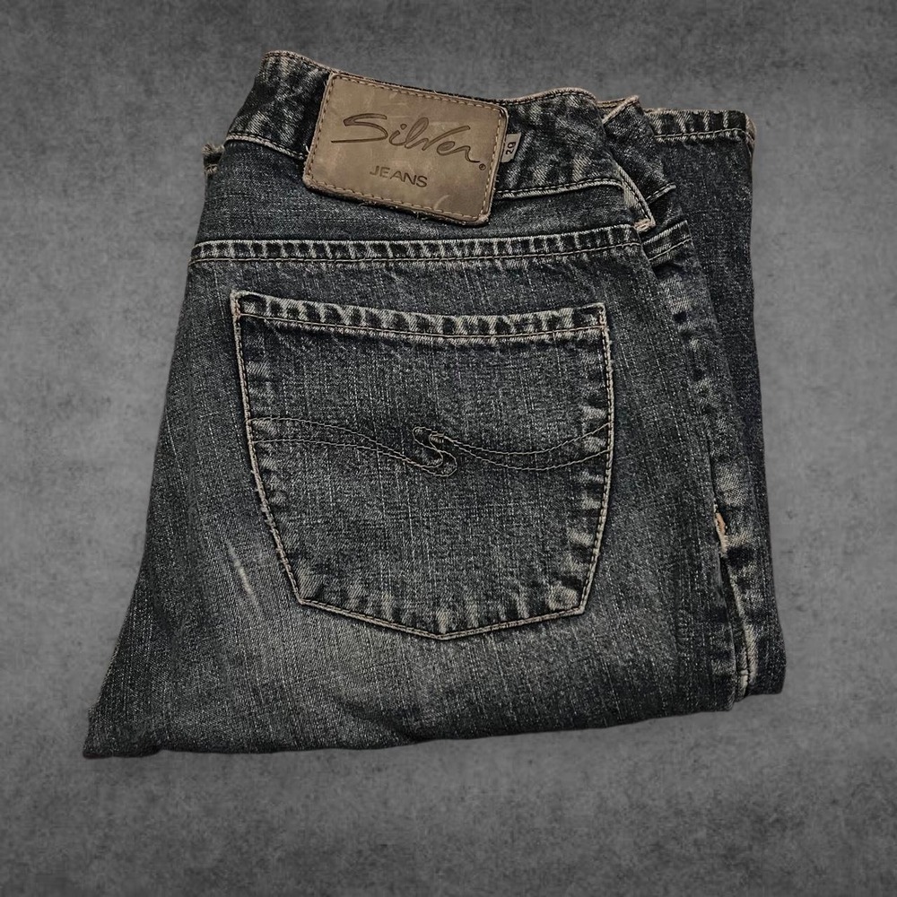 Silver Jeans Y2K Vintage Denim Flare Jeans Blue Streetwear Womens 29